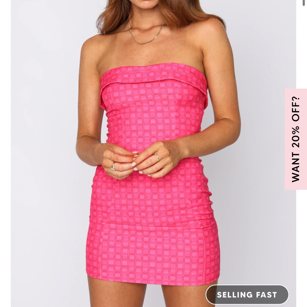 NWT pink mini dress